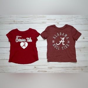 Toddler Girls Alabama Shirts Size 2T
